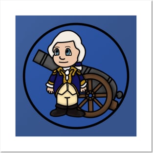 Chibi Henry Knox Circle (Small Print) Posters and Art